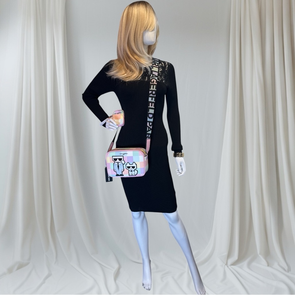 Karl Lagerfeld Maybelle Crossbody Camera Bag (NWT) - Picture 13 of 14